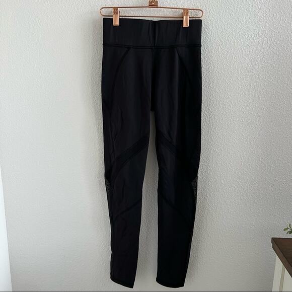Michi Back Active Leggings Workout Mesh Paneling Nylon Spandex Small - Picture 1 of 13